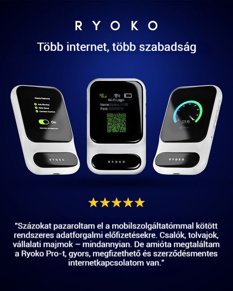 đĂllandĂł ingyenes internet-hozzĂĄfĂ©rĂ©sđAz Ăn vilĂĄga, összekapcsolva Ryoko Wi-Fi