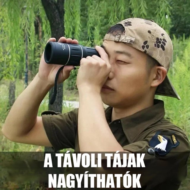 Egyszemes HD éjjellátó távcső