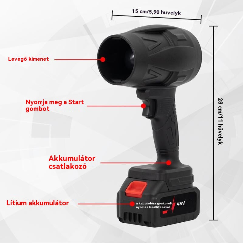 Turbó sugárfúvó, Akkus Turbo Super Power Air Duster