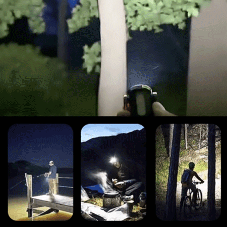 【Három az egyben többfunkciós】SOS vészhelyzeti lámpa zseblámpa