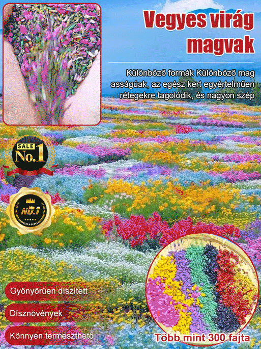 【Négyszezonos virágzás】Virágmező magkeverék 🌼