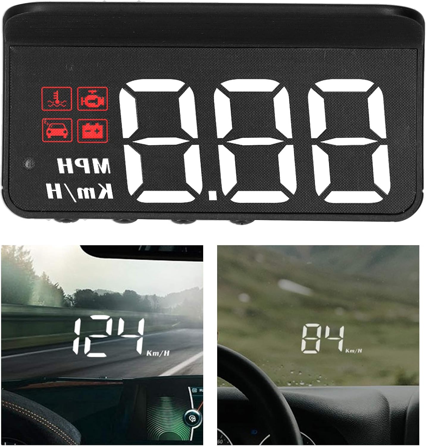 OBD2 HUD Car Head Up Display projektor projektor sebességmérő