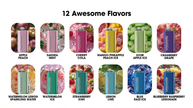 VAPEPIE Max 40000 PUFFS - A világ első ultravékony, nagy kapacitású vapeja