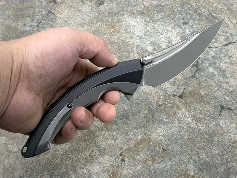 đ„Ăj dögös stĂlus! đ„GyorskioldĂł fĂ©lig integrĂĄlt titĂĄnötvözet fogantyĂșs gyorsan nyithatĂł összecsukhatĂł kĂ©s