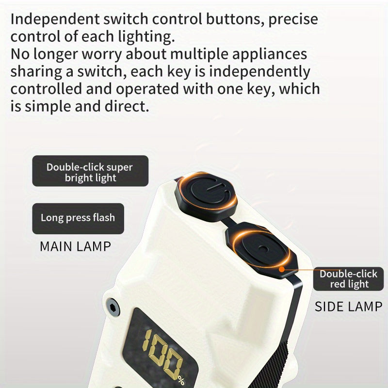 EDC Újratölthető Zseblámpa