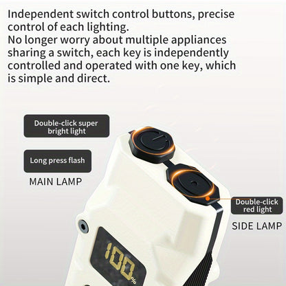 EDC Újratölthető Zseblámpa