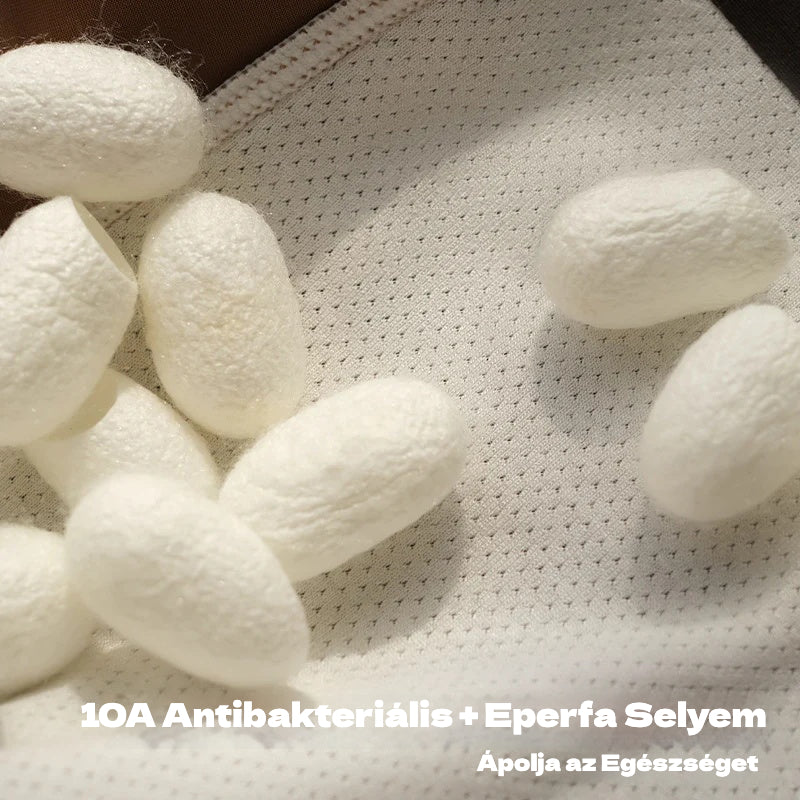 (3 db.) Elegáns Ice Silk Férfi Alsónemű a Mulberry Silk antimikrobiális férfi boxeralsóitól