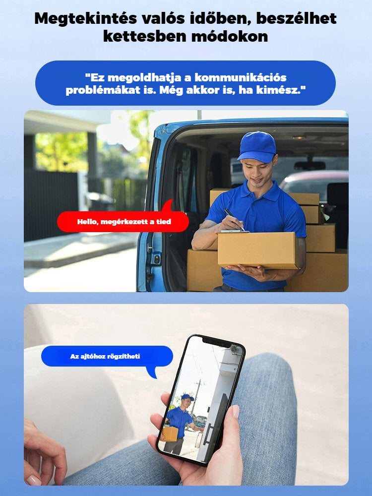 Ultra HD mikrofelügyelet 📷 Nincs szükség a hálózathoz és a tápellátáshoz való csatlakozásra 🔋