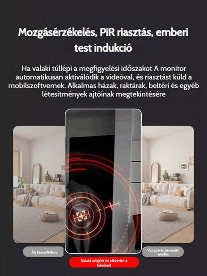 Ultra HD mikrofelügyelet 📷 Nincs szükség a hálózathoz és a tápellátáshoz való csatlakozásra 🔋