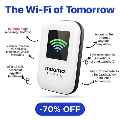 🎉Állandó ingyenes internet-hozzáférés🌏Az Ön világa, összekapcsolva Ryoko Wi-Fi
