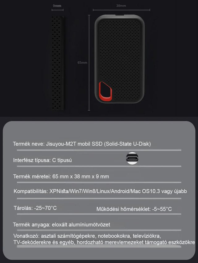 【32TB nagy kapacitású】nagy sebességű szilárdtest meghajtó