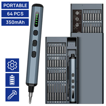 64 in 1 Készlet elektromos csavarhúzóval – Screwset