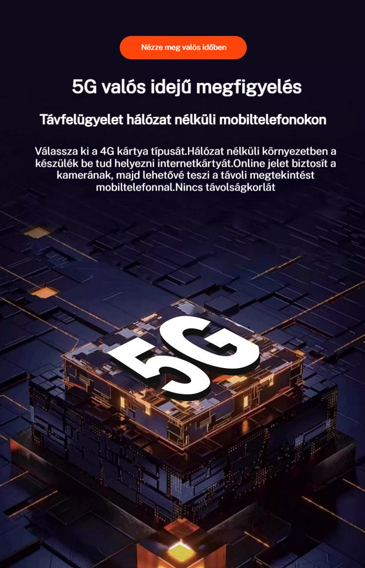 Ultra HD mikrofelügyelet 📷 Nincs szükség a hálózathoz és a tápellátáshoz való csatlakozásra 🔋