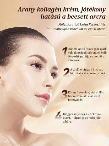 【Arany kollagén ránctalanító krém】Évfordulós, korlátozott ideig 50% kedvezmény！