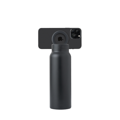 A vizes palack, amely mágnesesen tartja a telefont + ingyenes mágneses erősítő gyűrű