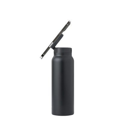 A vizes palack, amely mágnesesen tartja a telefont + ingyenes mágneses erősítő gyűrű