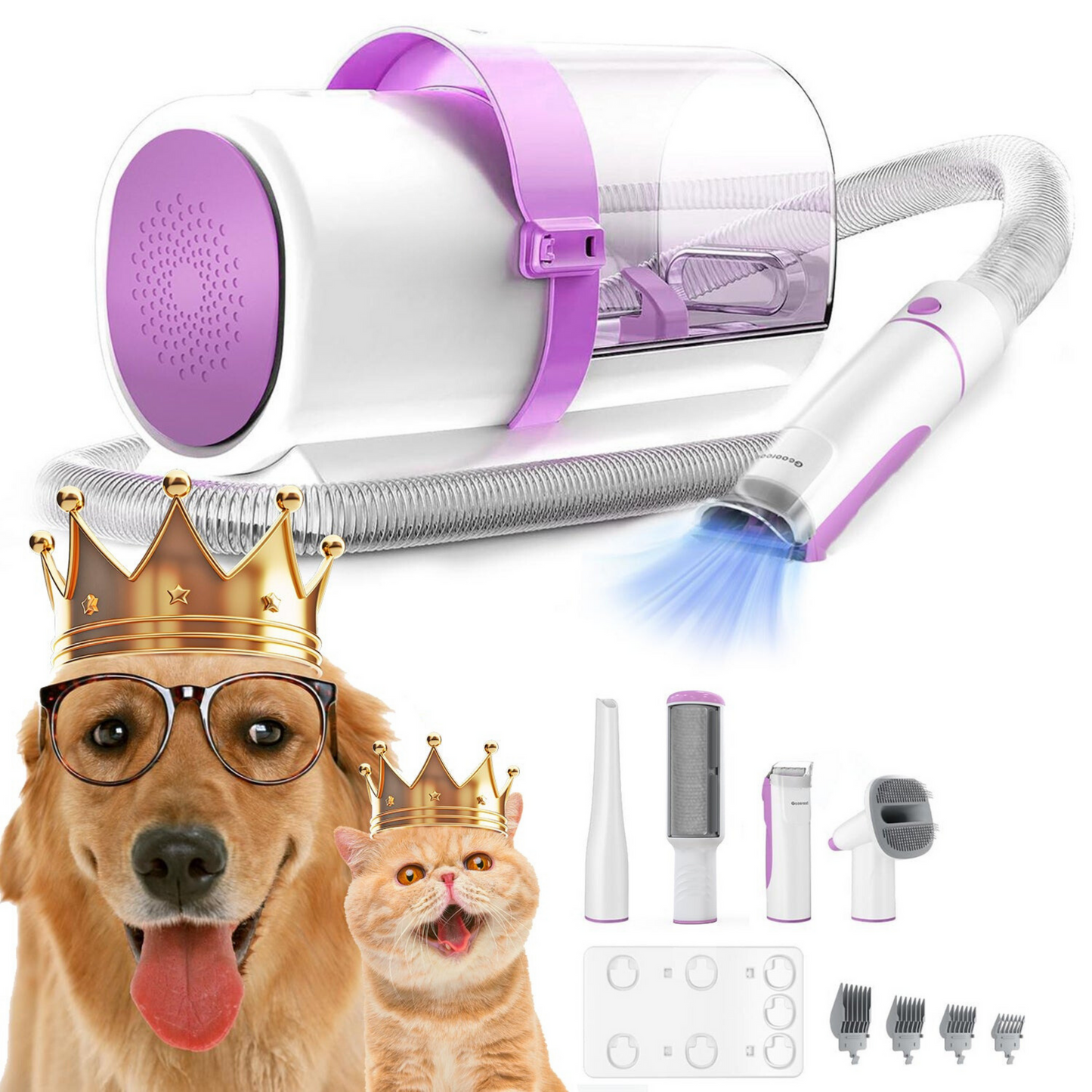 🎉 Korlátozott idejű ajánlat 9 óra🎉 Pet multifunkciós groomer-Veltura™ állatápoló készlet