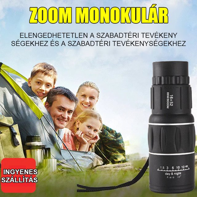 Egyszemes HD éjjellátó távcső