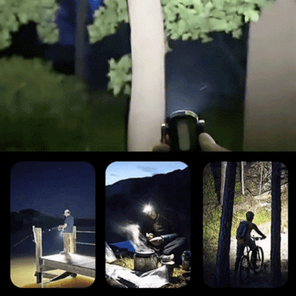 【Három az egyben többfunkciós】SOS vészhelyzeti lámpa zseblámpa