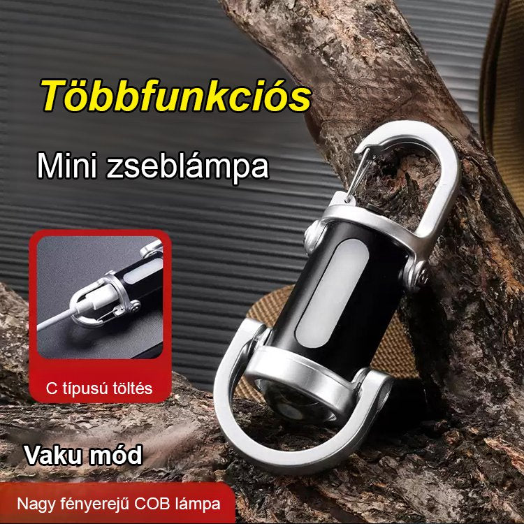 【Három az egyben többfunkciós】SOS vészhelyzeti lámpa zseblámpa