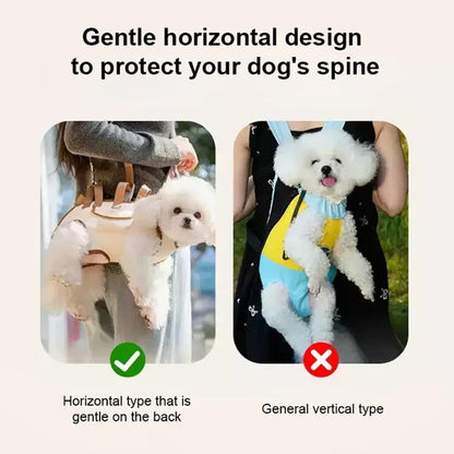 🐕🐈Hordozható, lélegző hátizsák háziállatok szállítására