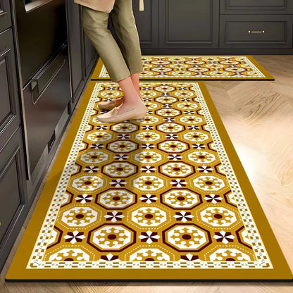 💥💥Hosszú, kovaalga sárszőnyeg, szuper nedvszívó, csúszásgátló és szennyeződés-taszító
