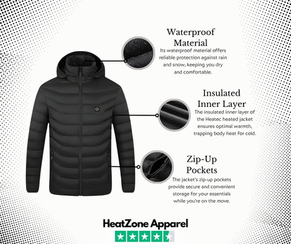 🎉Az utolsó 17 darab 75% téli kedvezménnyel🎉HeatZone© fűtött kabát Könnyen ellenáll -15 foknak!