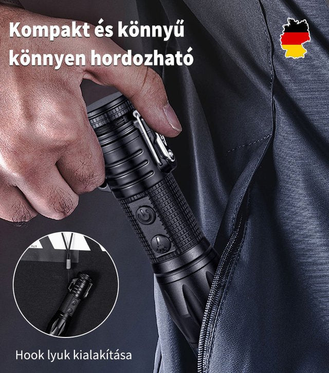 Két ív elektromos önvédelmi zseblámpa