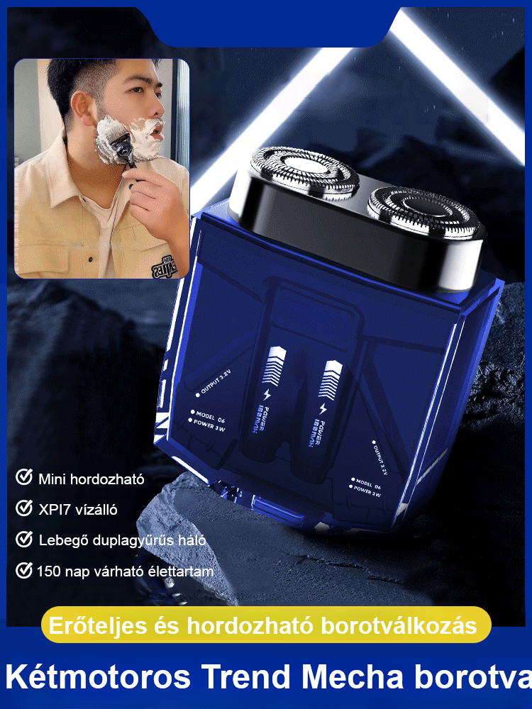 【Korlátozott ideig féláron】Kétmotoros trendi mechaborotva