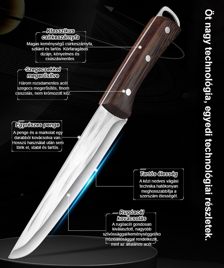 Németországból importált kiváló minőségű csontozó kés