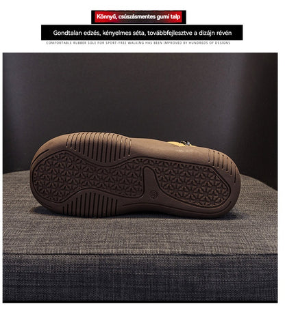 👍Pamut meleg vintage magas tetejű tehénbőr boka csizma👍